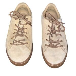 Puma Basket Gum Sneakers Tan Brown Everyday Shoes Size: Juniors 5C